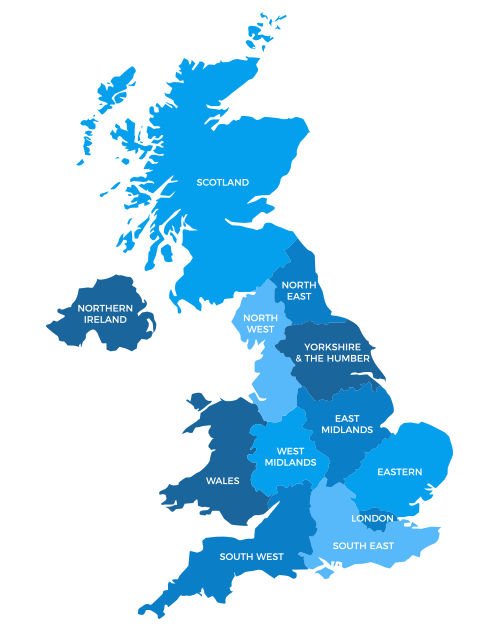 Map of United Kingdom